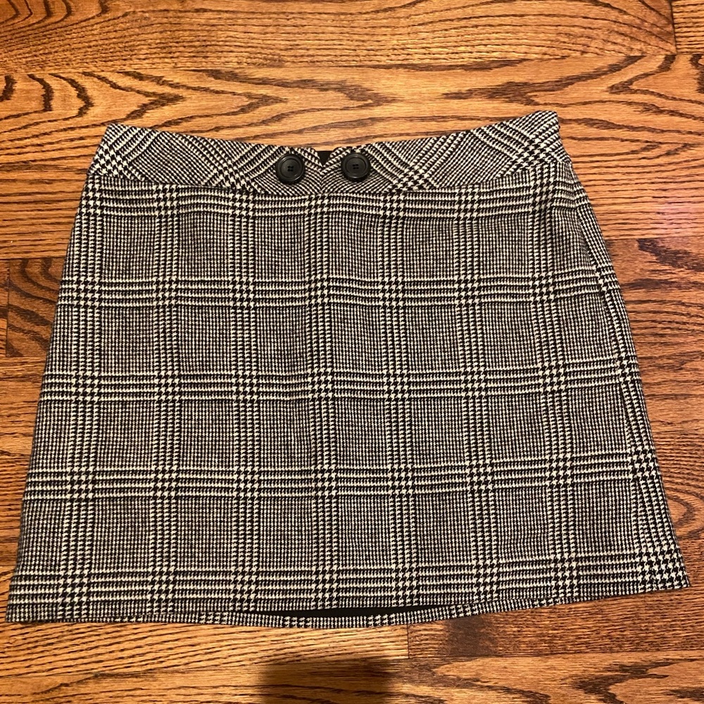 The Limited wool plaid mini skirt, size 2